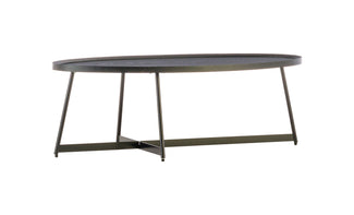 Niklaus Oval Black Coffee Table 2